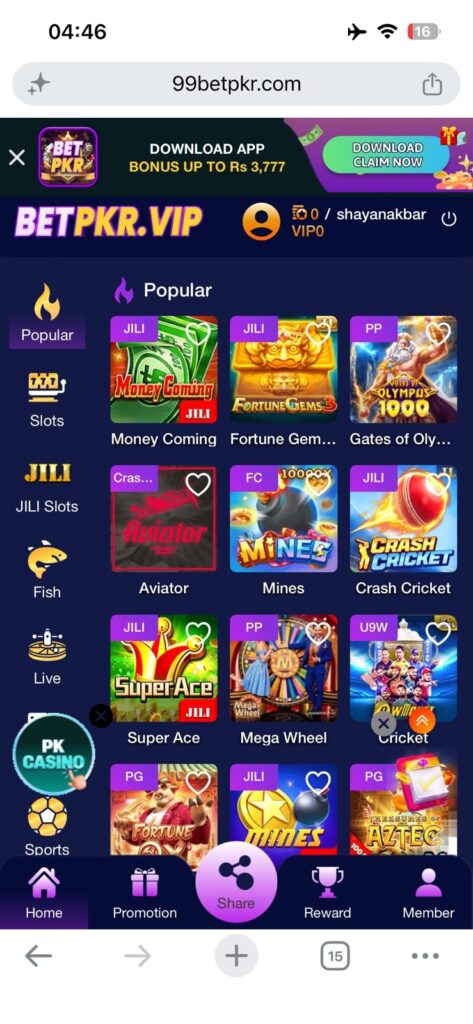 betpkr Game image